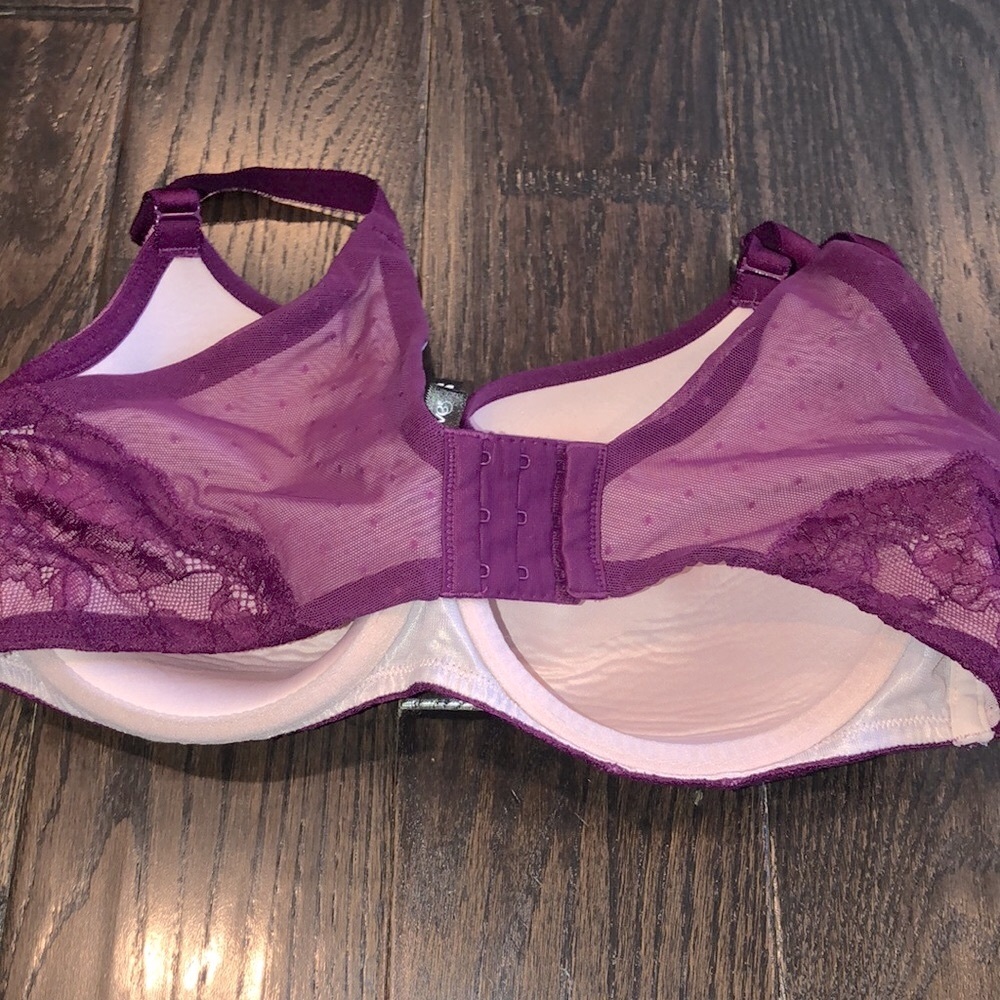 TORRID purple lacey bra size 38DD - Picture 2 of 4